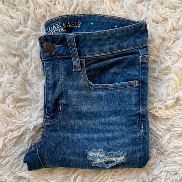 american eagle jeans super super stretch